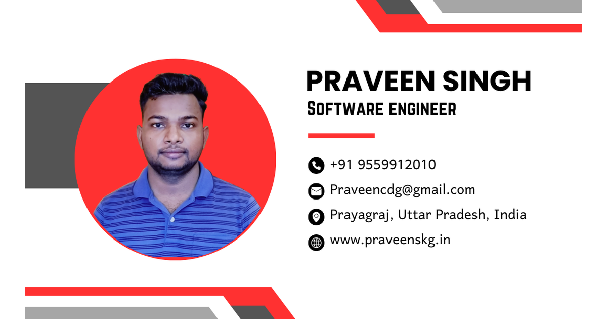 Portfolio of Praveen Singh - Software Engineer